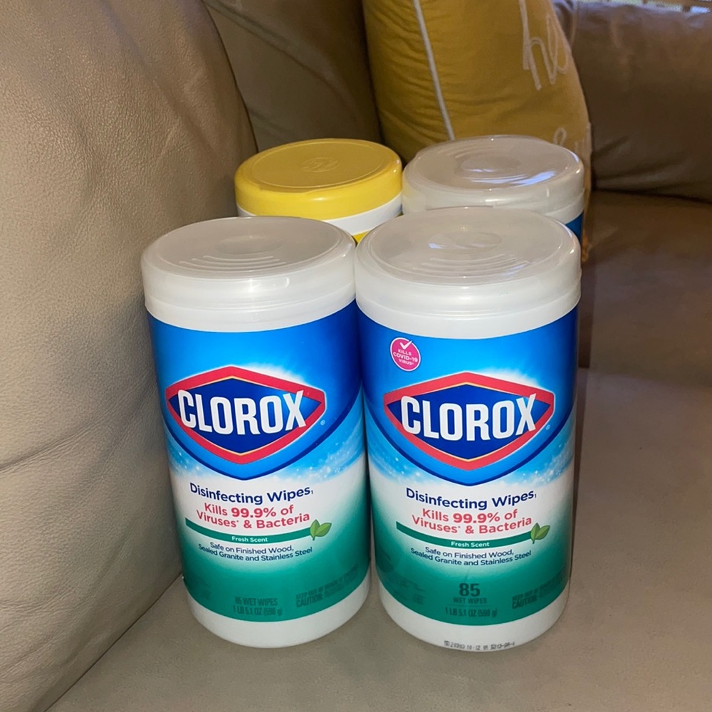 4 brand new Clorox wipes